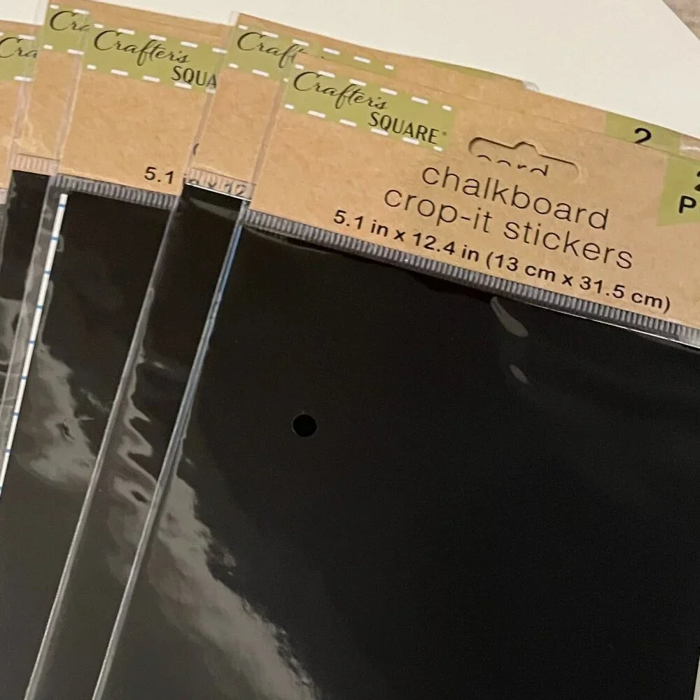 Chalkboard Sheet Stickers (10 packs of 2 sheets Great 4 Teachers NEW -off supp/x